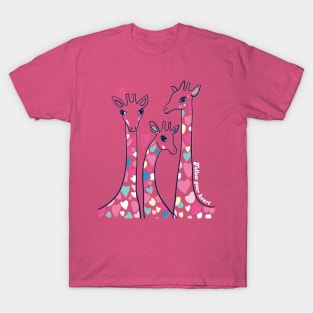 Giraffe Follow You Heart T-Shirt